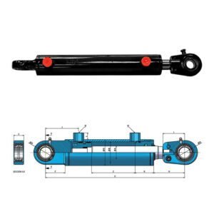 Hydraulic D/Acting Spherical End Cylinder