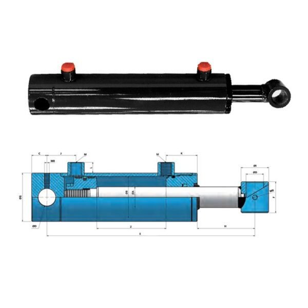 Hydraulic D/Acting Cylinder/Ram