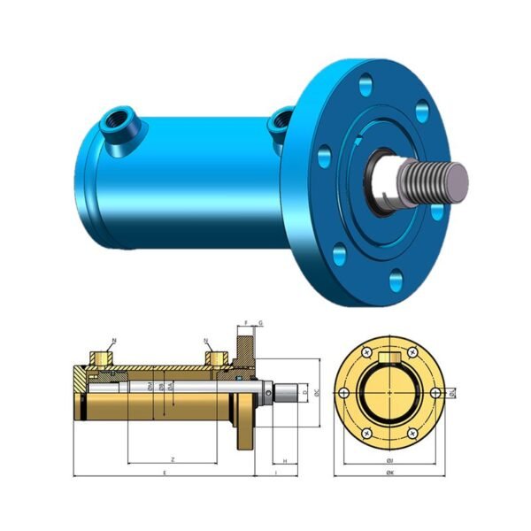 DOUBLE ACTING HYDRAULIC CYLINDER