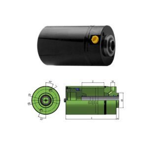 Hydraulic Pneumatic-Release Cylinder