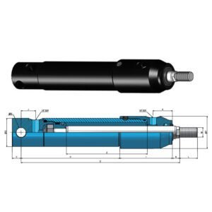 Hydraulic D/Acting Micro Cylinder/Ram