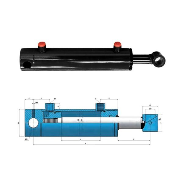 Hydraulic D/Acting Cylinder/Ram