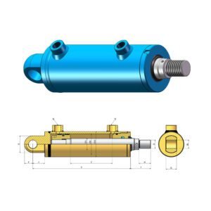 DOUBLE ACTING HYDRAULIC CYLINDER