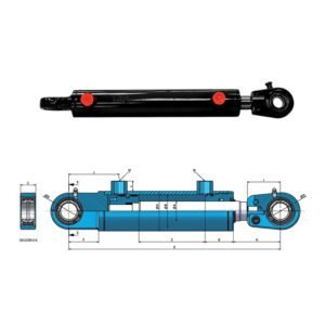 Hydraulic D/Acting Spherical End Cylinder