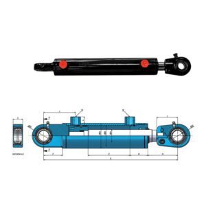 Hydraulic D/Acting Spherical End Cylinder