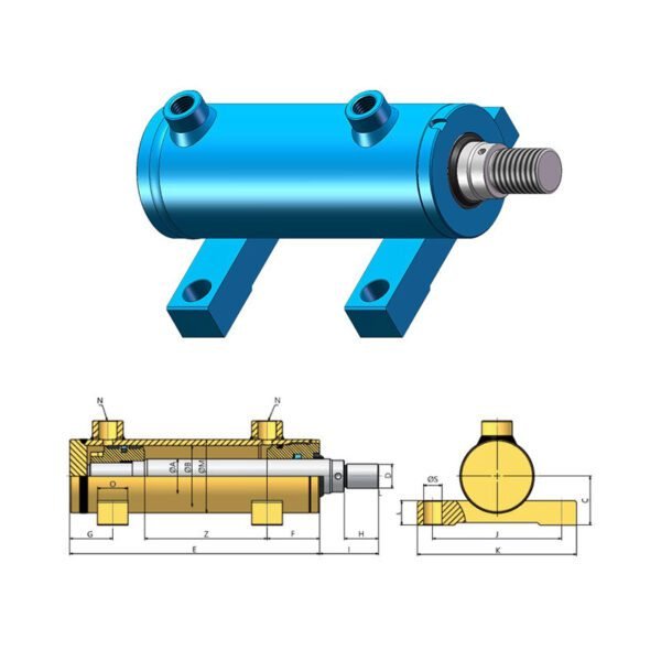 DOUBLE ACTING HYDRAULIC CYLINDER