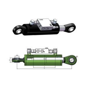 Hydraulic Plough Turn-Over Cylinder/Ram